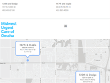 Tablet Screenshot of midwesturgentcare.com